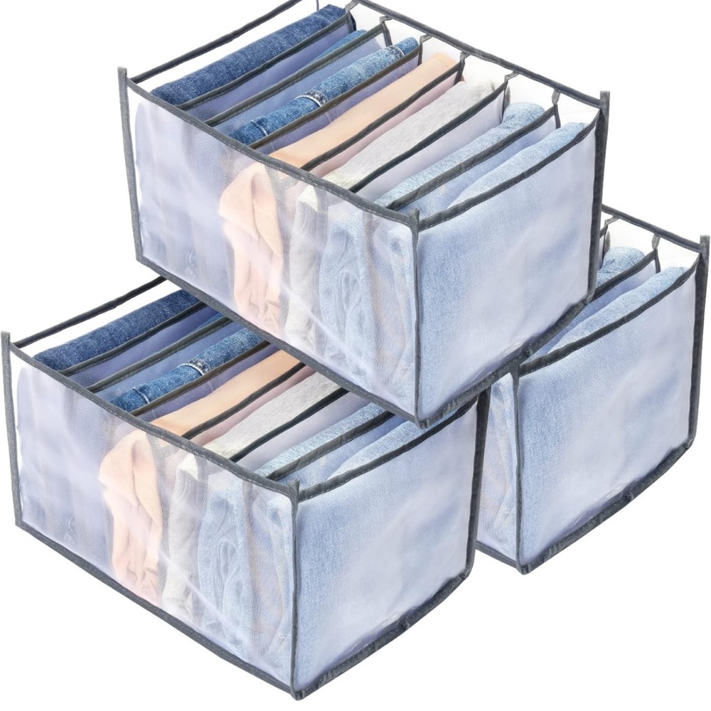 3 piece clothes organizers for any space. Great for elderly and children.